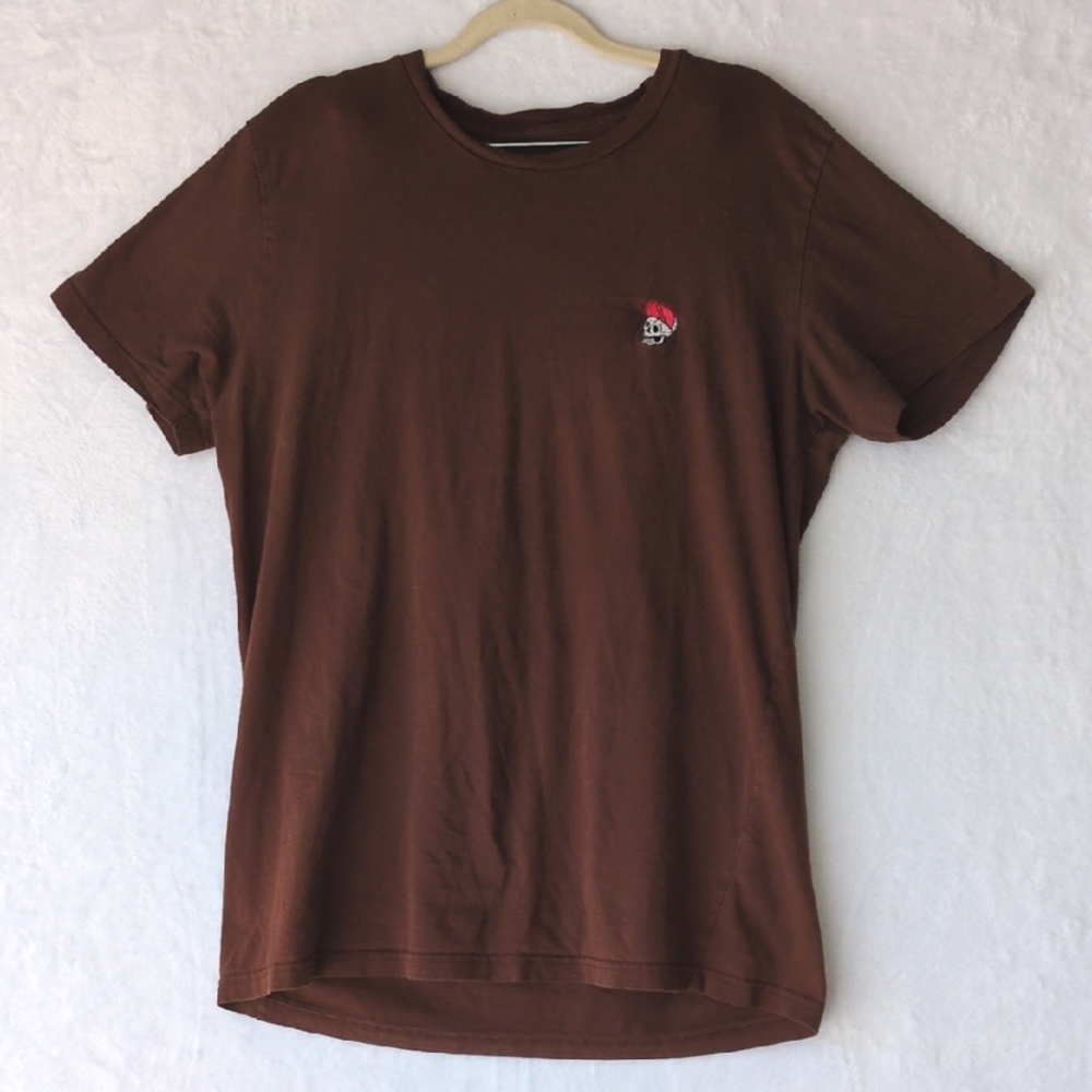 Taco Tuesday Men's‎ Brown Skeleton Streetwear Shirt Size L